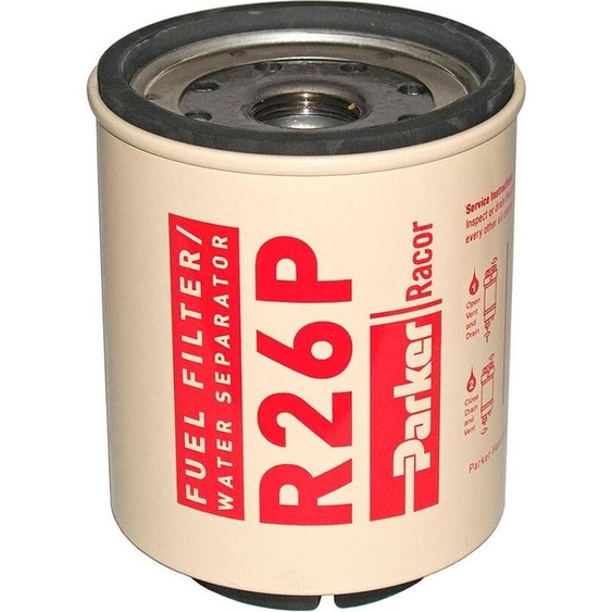 Parker Racor Élément filtrant de rechange Spin On 225r Rouge 30 Microns Rouge 30 Microns