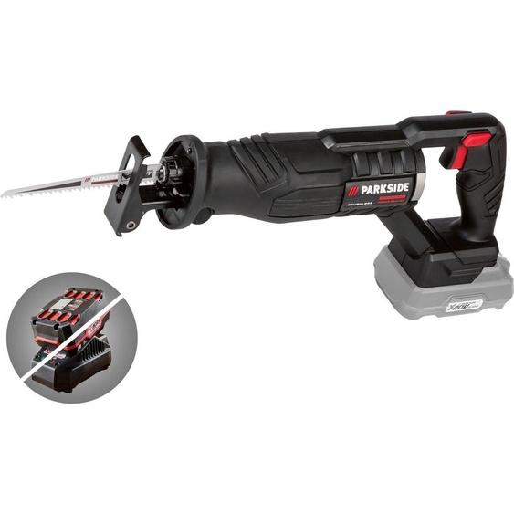 PARKSIDE PERFORMANCE® Scie sabre sans fil PSSAP 20 Li C3, sans batterie ni chargeur