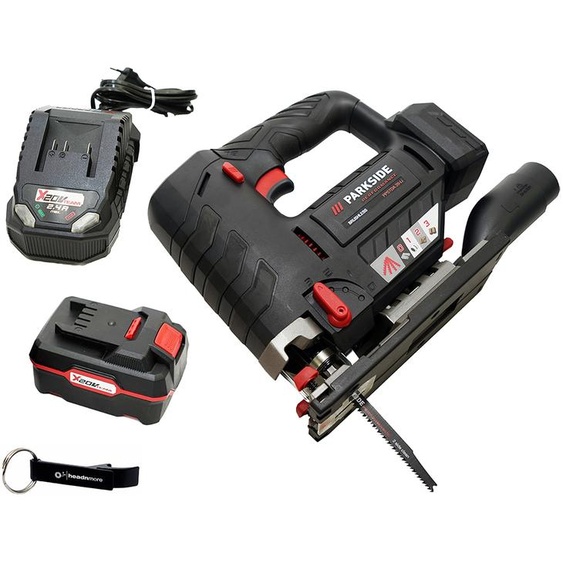 Scie sauteuse sans fil PARKSIDE PERFORMANCE® 20 V PPSTDA 20-Li / avec batterie (4 Ah) et chargeur (2,4 A)