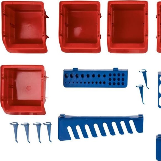 PARKSIDE® Kit de rangement/rangement 75 pièces Système mural Accessoires datelier