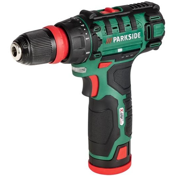 PARKSIDE® Perceuse-visseuse sans fil PBSA 12 D2, avec batterie et chargeur