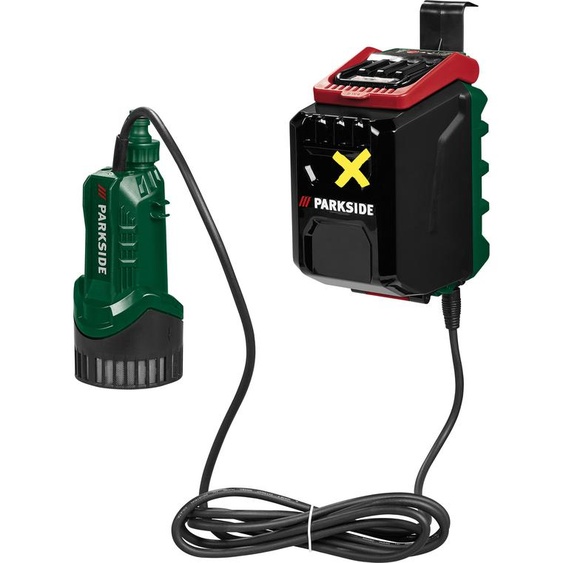 PARKSIDE® Pompe pour cuve de récupération deau de pluie, 20 V, modèle « PRPA 20-Li B3 », sans batterie ni chargeur