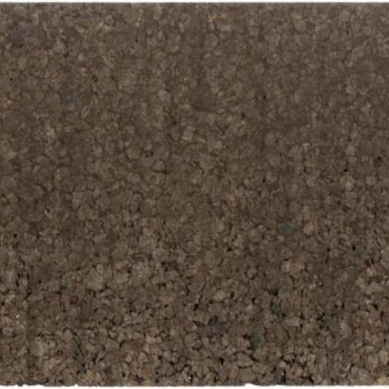 Paroi arrière/latérale, liège noir 100 × 50 × 2 cm