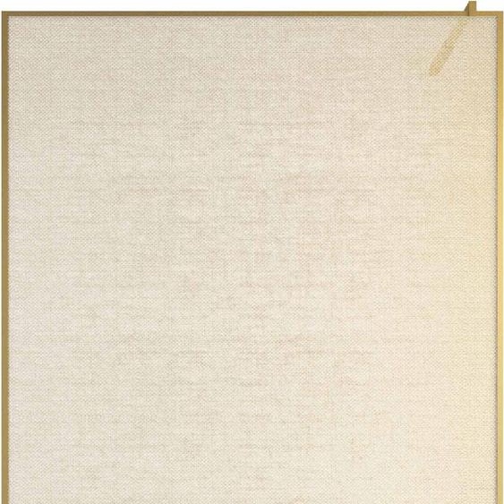 Paroi de douche 140x200cm - Verre feuilleté avec tissu doré - Encadrement Or Brossé - COUTURE