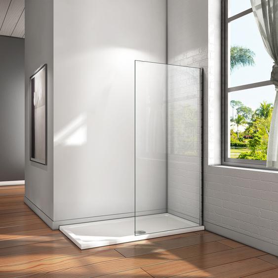 Aica Sanitaire - Paroi de douche 60x200cm en 8mm verre anticalcaire paroi de douche à litalienne