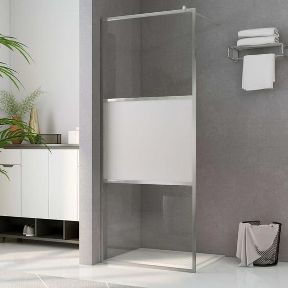 Paroi de douche à litalienne à verre ESG demi-dépoli 80x195 cm