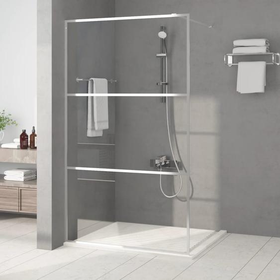 Paroi de douche Argenté 115x195 cm Verre ESG transparent