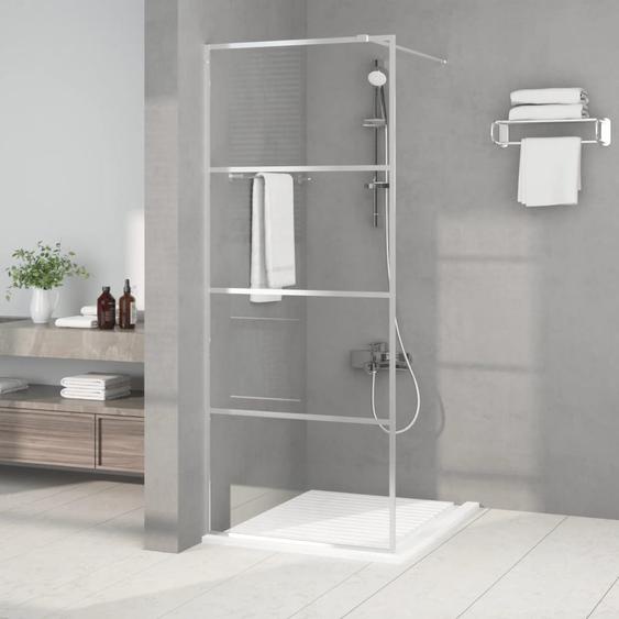 Paroi de douche Argenté 80x195 cm Verre ESG transparent