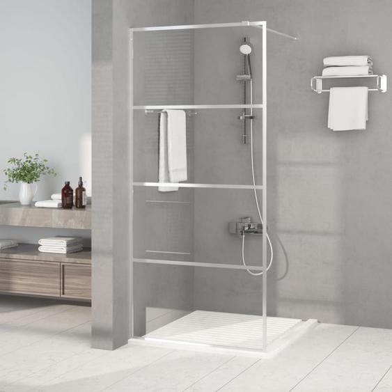 Paroi de douche Argenté 90x195 cm Verre ESG transparent