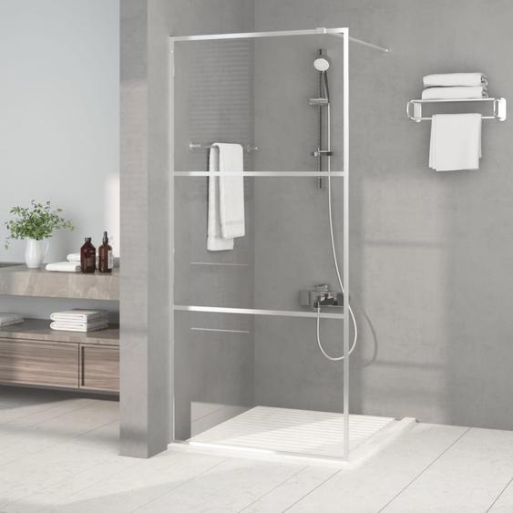 Paroi de douche Argenté 90x195 cm Verre ESG transparent