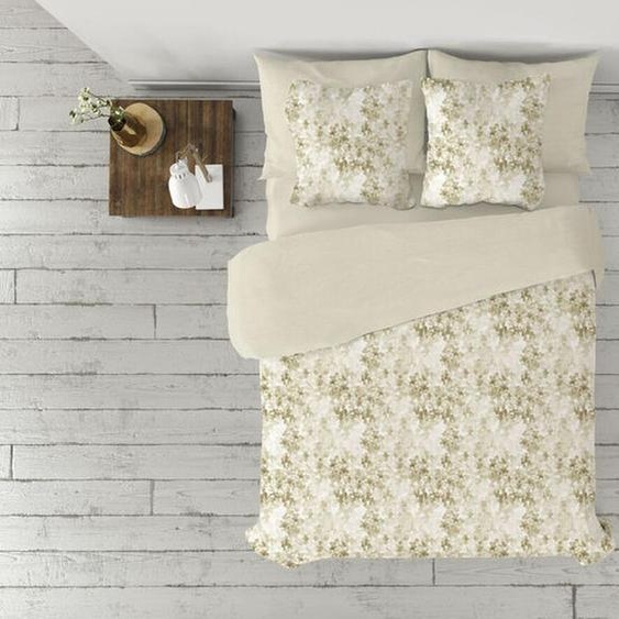 Parure de couette Pierre Cardin LUCIA Marron Lit ½ persones 2 Pièces