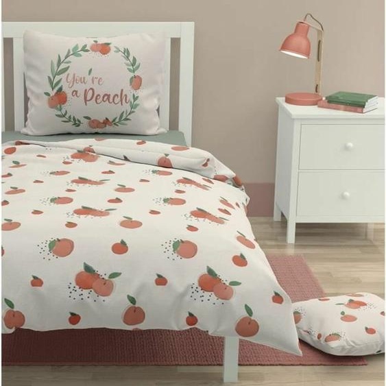 Parure de lit enfant Roupillon, 140x200cm, 63x63cm, 2 pièces, coton, multicolore