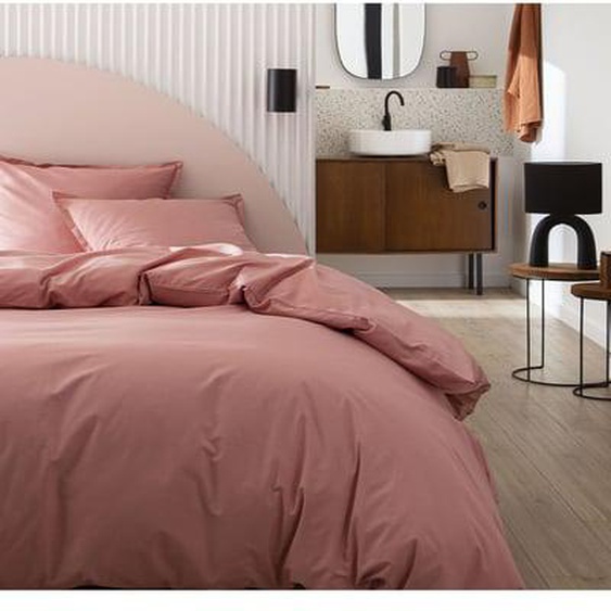 Parure de lit Housse de couette + taies carrées unie en coton, Tout Doux, Made in France