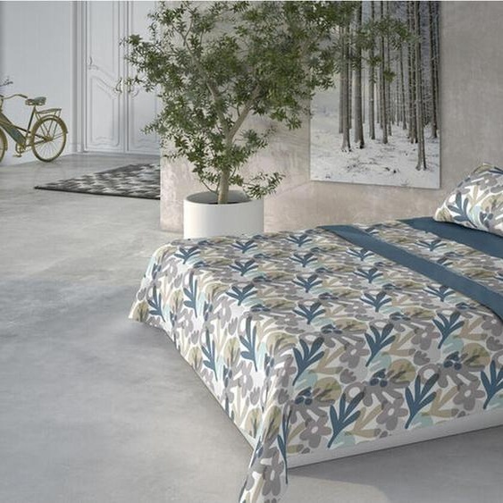 Parure de lit Pierre Cardin CORALINA LILI Bleu Matelas double