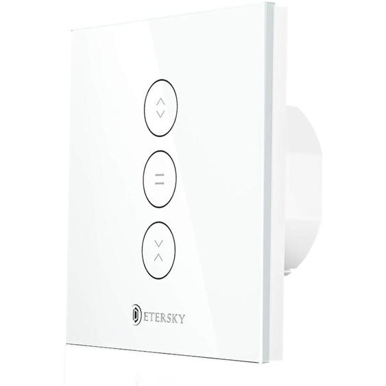 Paryou - Interrupteur Volet Roulant Connecté, Commutateur Intelligent Volet Roulant Stores Connecté, Interrupteur Tactile Peut Éteindre la led, Timer