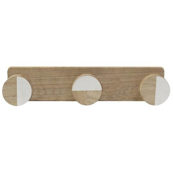 Patère En Bois, 3 Têtes -