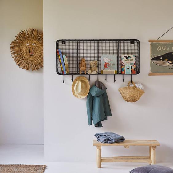 Patère En Métal Enfant 4 Niches 100 Sona Noir