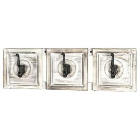 Patère murale coloris vintage - Dim : L 58 x P 9 x H 12 cm