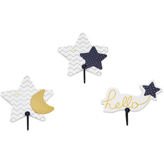 Patères En Bois En Mdf - Hello Blanc