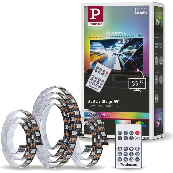 Paulmann EntertainLED USB LED Strip Éclairage TV 55 pouces