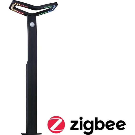 Paulmann LED Borne déclairage Alara Détecteur de mouvement àcrépusculaire (IR)