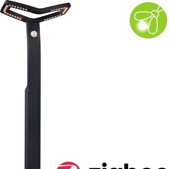 Paulmann LED Borne déclairage Alara Détecteur de mouvement àcrépusculaire (IR) insect-friendly