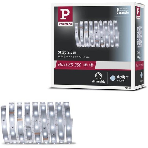 Paulmann MaxLED 250 : Bande lumineuse LED, lumière blanche du jour, extension