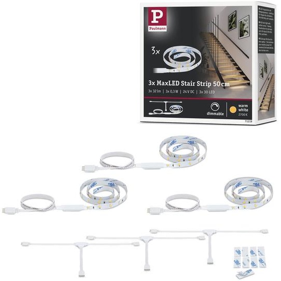 Paulmann MaxLED 250 : Extension de ruban LED, 3 x 0,5 mètres