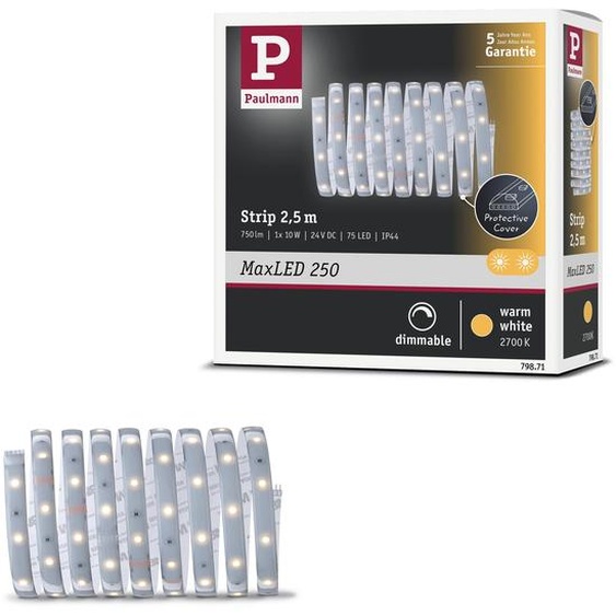 Paulmann MaxLED 250 : Extension de ruban LED, lumière blanche chaude