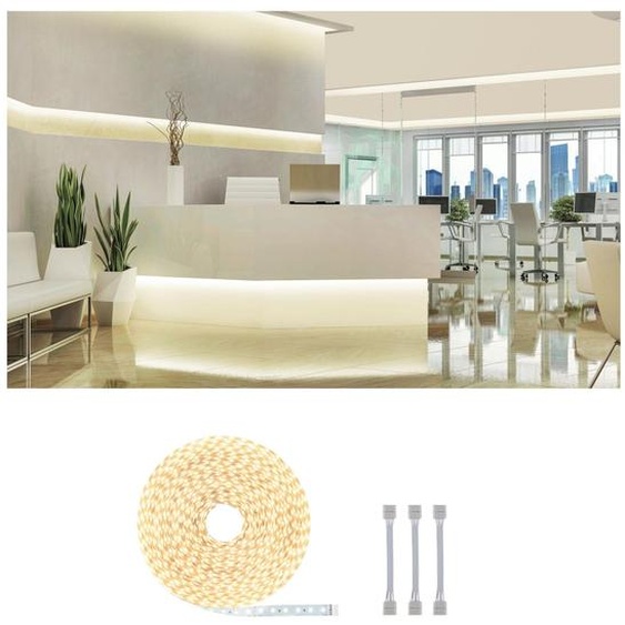 Paulmann MaxLED 500 : Bande lumineuse LED, lumière blanche chaude, modèle individuel