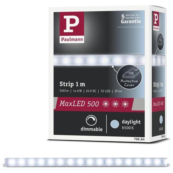 Paulmann MaxLED 500 : Bande lumineuse LED, lumière du jour, vendue à lunité
