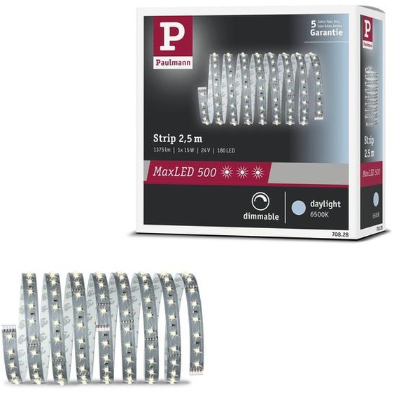 Paulmann MaxLED 500 : Bande lumineuse LED, lumière du jour, vendue à lunité