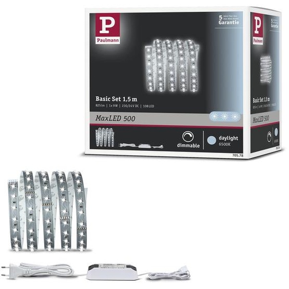 Paulmann MaxLED 500 : Kit de base de ruban LED, lumière du jour