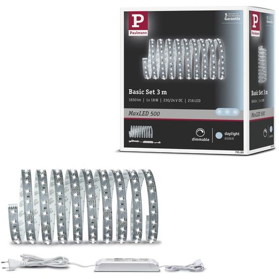 Paulmann MaxLED 500 : Kit de base de ruban LED, lumière du jour