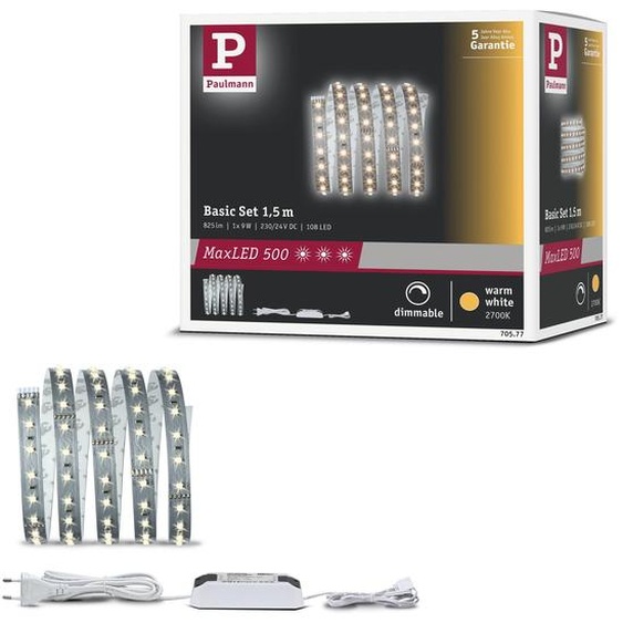 Paulmann MaxLED 500 LED Strip Warmweiß Basisset