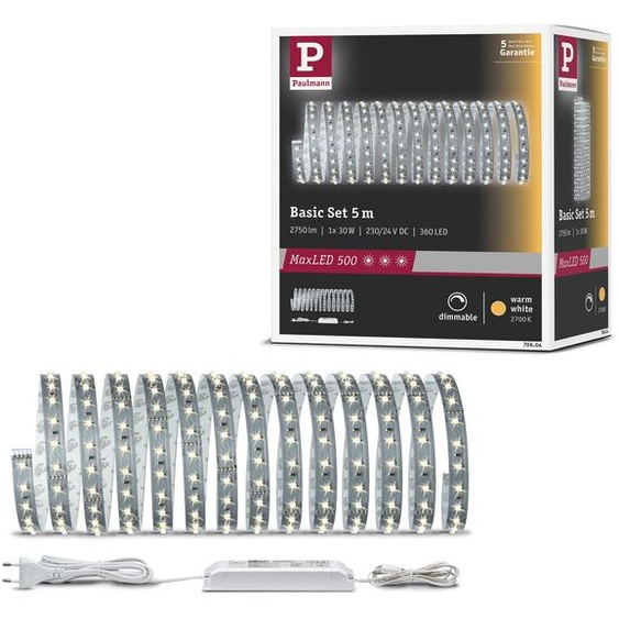 Paulmann MaxLED 500 LED Strip Warmweiß Basisset