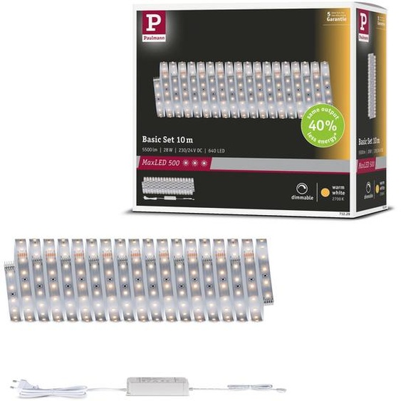Paulmann MaxLED 500 LED Strip Warmweiß Basisset