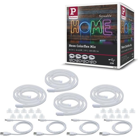 Paulmann Neon Colorflex USB Strip Set 4x1m 4x4,5W 5V