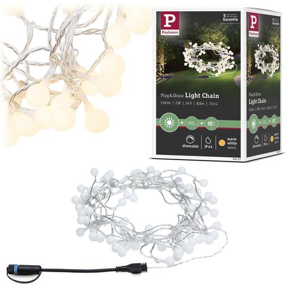 Paulmann Plug & Shine LED Lichterkette Warmweiß