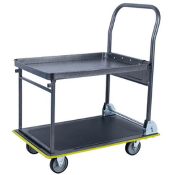 PAVO Chariot à étages, capacité: 150 kg, gris foncé