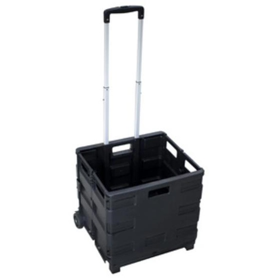 PAVO Chariot de transport avec bac rabattable, charge 20 kg