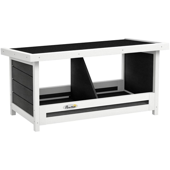 PawHut - Nid de ponte pour poules, en bois de sapin, pour volaille, gris