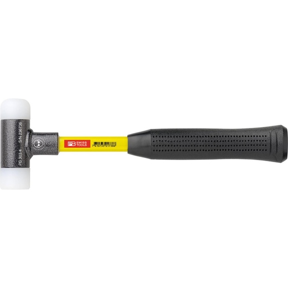 PB Swiss Tools Marteau anti-rebond, avec inserts en nylon, manche en super verre, 22 mm