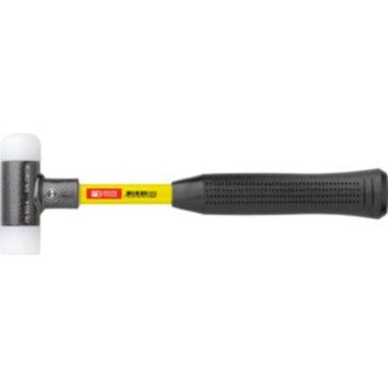 PB Swiss Tools Marteau anti-rebond, avec inserts en nylon, manche en super verre, 32 mm