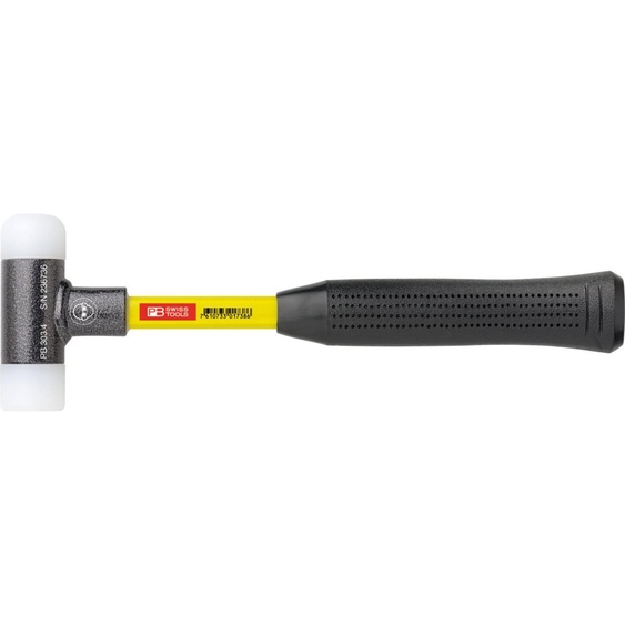 PB Swiss Tools Marteau anti-rebond, avec inserts en nylon, manche en super verre, 40 mm