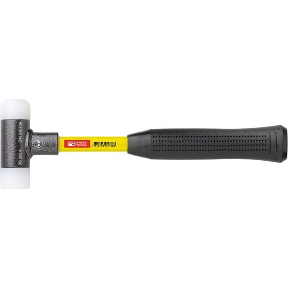 PB Swiss Tools Marteau anti-rebond, avec inserts en nylon, manche en super verre, 60 mm