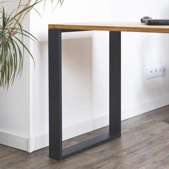 PEACHES Pied De Table Lot de 2 80*72cm Convient à lameublement style industriel support de pied de table