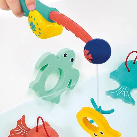 Pêche à la ligne en mousse - multicolore