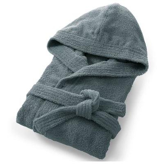 Peignoir capuche éponge bouclette 450 g/m2, Haxel