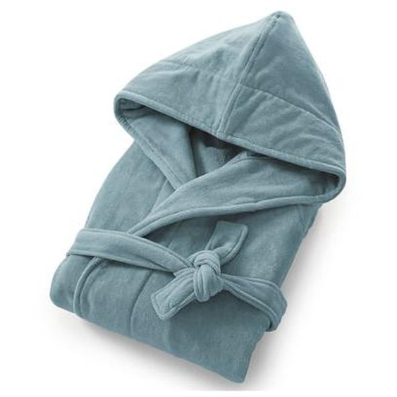 Peignoir capuche éponge velours 450 g/m2, Trizie